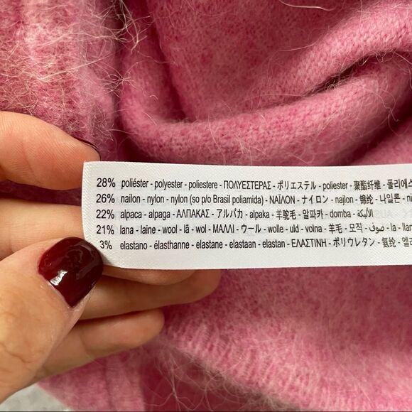 ZARA Wool Alpaca Beaded Strappy Dress - Picture 12 of 12